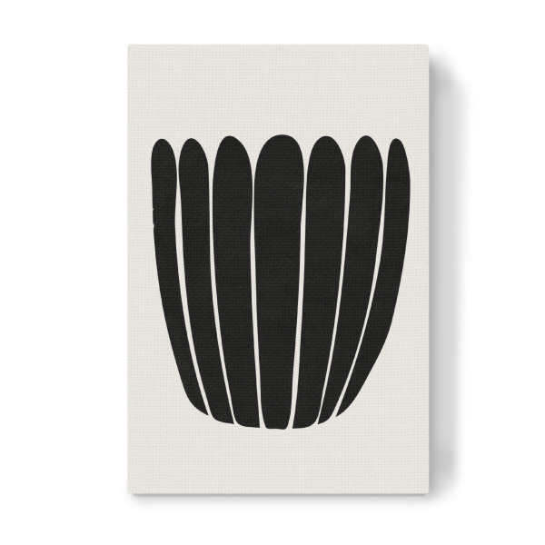 Leinwandbild "Mid century abstract flower" artboxONE - Floral,Abstrakt