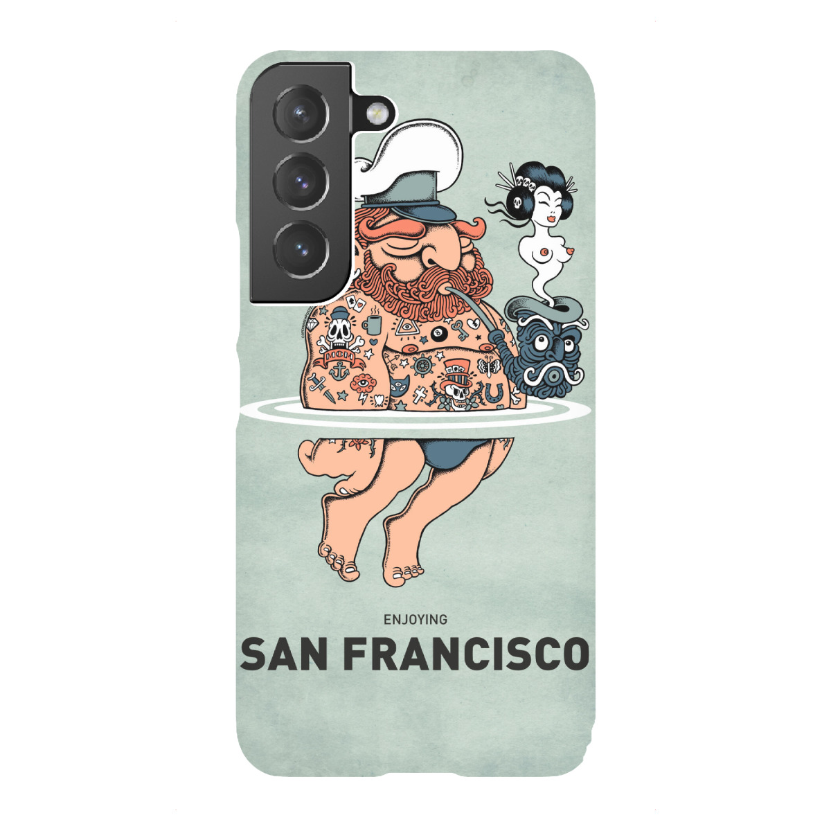 Samsung Galaxy "San Francisco Summer Sailor" Premium-Case Handyhülle artboxONE