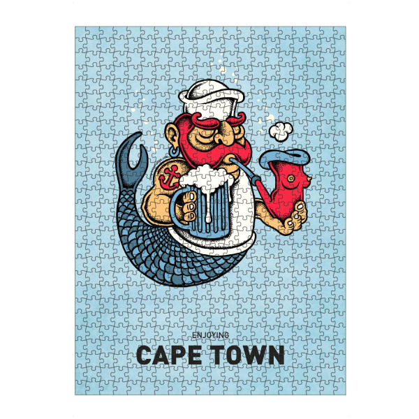 artboxONE Puzzle "Cape Town Sailor Mermaid" artboxONE - Städte,Reise,Streetart,Lustig