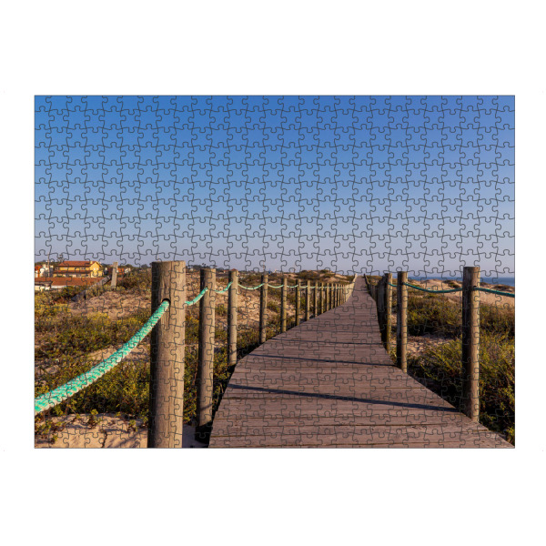 artboxONE Puzzle "Wanderweg am Atlantik" artboxONE - Natur,Reise,Reise / Strand und Meer