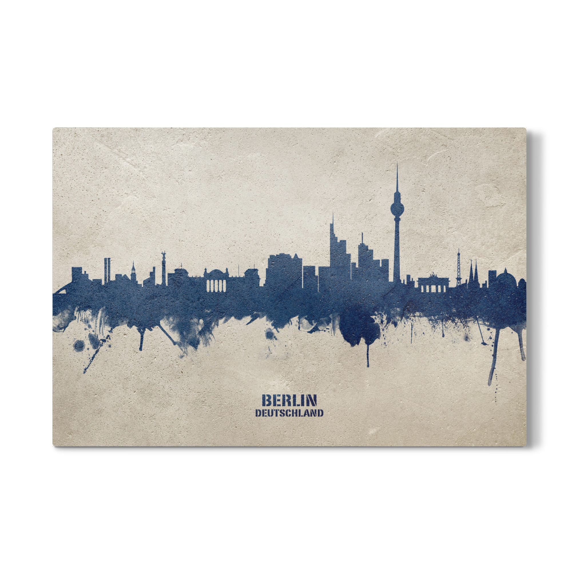 Galerie-Print "Berlin Germany Skyline PaintBlue" 30x20 cm artboxONE