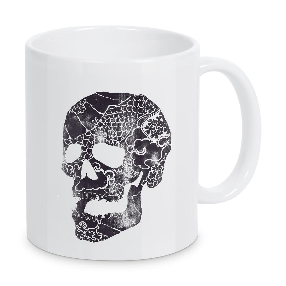 Tasse "Ancestors" artboxONE - Menschen,Fiktion - Schädel,Vorfahren,Anatomie,Totenkopf,Pirat,Sukar schädel,Mexiko,Zentangle,Muster,Boho