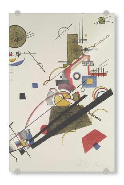 Acrylglasbild "Fröhlicher Aufstieg von Kandinsky" artboxONE - Abstrakt,Geometrie