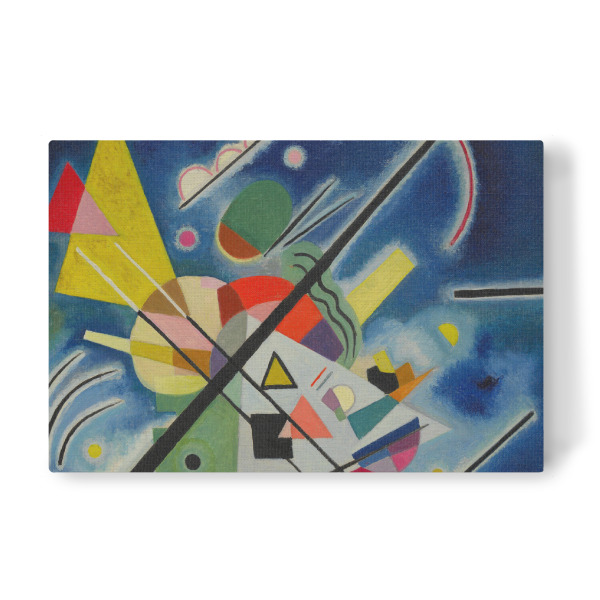 Leinwandbild "Blaues Bild von Wassily Kandinsky" artboxONE - Abstrakt,Geometrie