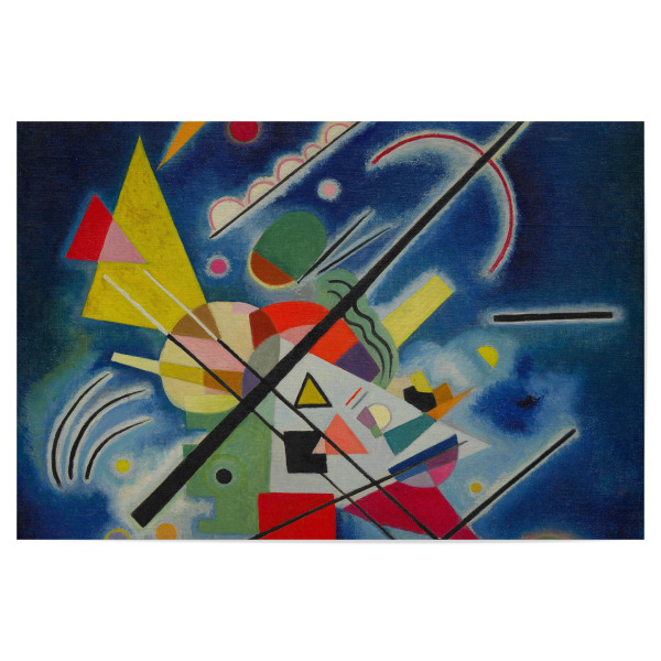 Poster 30x20 cm "Blaues Bild von Wassily Kandinsky" artboxONE - Abstrakt,Geometrie