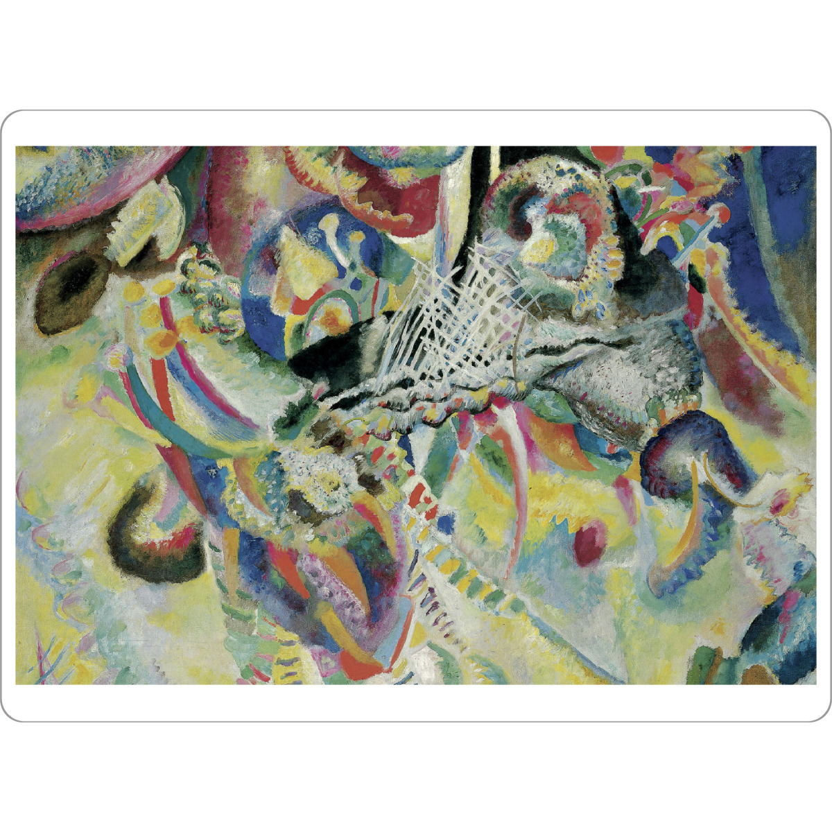 Tischset "Fuga von Wassily Kandinsky" artboxONE - Abstrakt,Geometrie