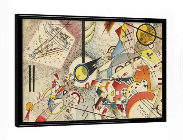 Poster mit schwarzem Rahmen "Ohne Titel von Wassily Kandinsky" artboxONE - Abstrakt,Geometrie