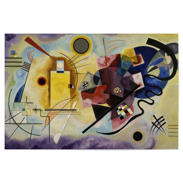 Poster 30x20 cm "Gelb, Rot, Blau von Kandinsky" artboxONE - Abstrakt,Geometrie