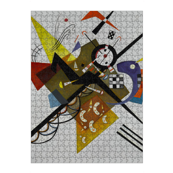 Puzzle Ravensburger "Auf Weiss II von Wassily Kandinsky" artboxONE - Abstrakt,Geometrie