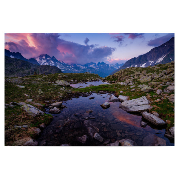 Poster "Alpine scenery at Sunstenpass" artboxONE - Natur,Reise