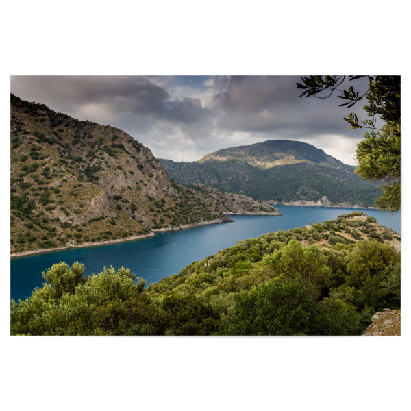 Poster "Berge, Meer und Wolken" artboxONE - Natur,Reise / Strand und Meer