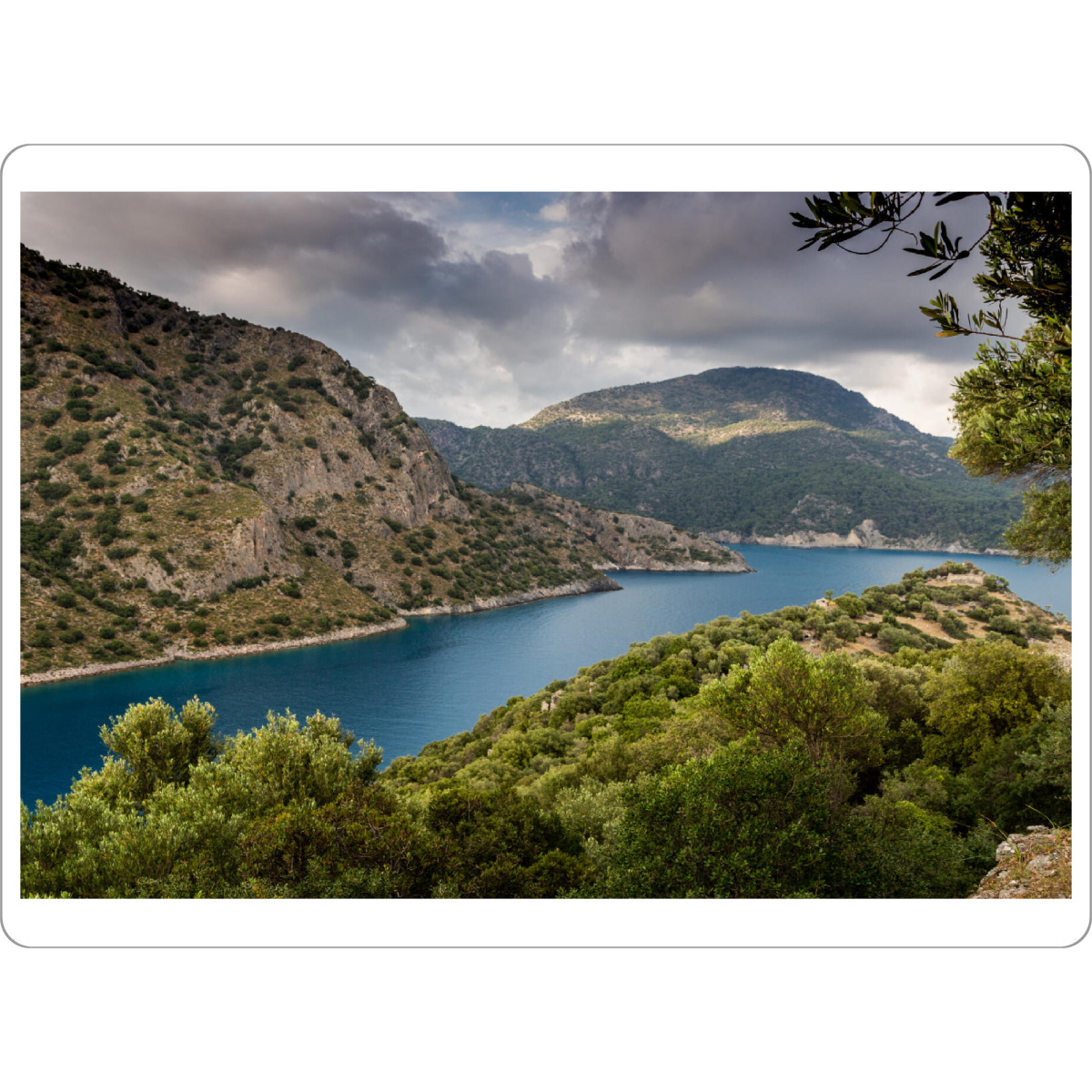 Tischset "Berge, Meer und Wolken" artboxONE - Natur,Reise / Strand und Meer
