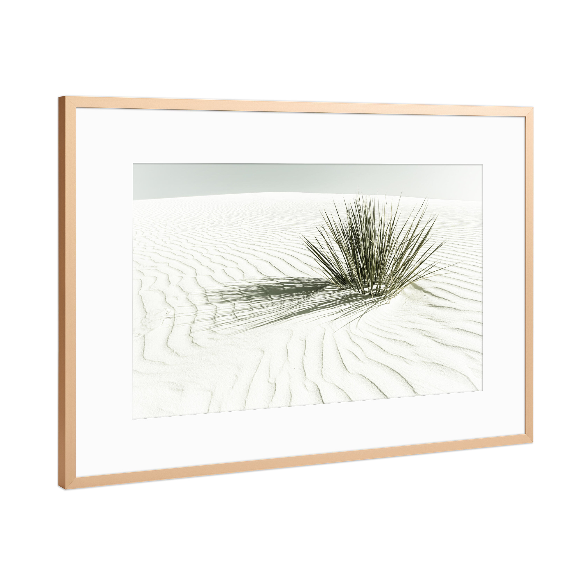 Poster mit Rahmen Kupfer "Vintage Düne" artboxONE - Natur,Reise / Länder