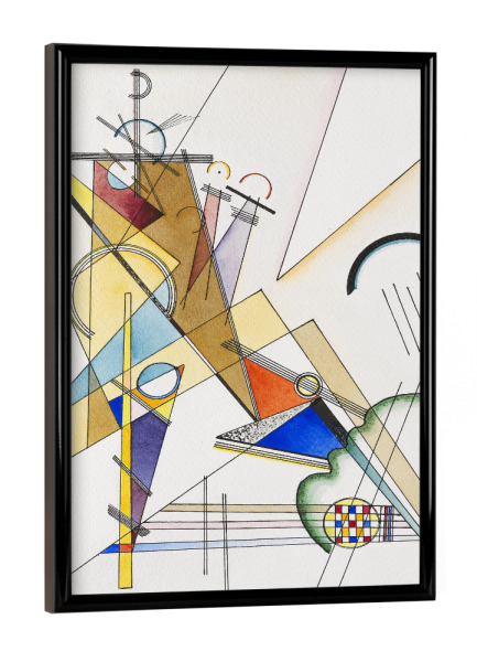 Poster mit schwarzem Rahmen "Gewebe von Wassily Kandinsky" artboxONE - Abstrakt,Geometrie