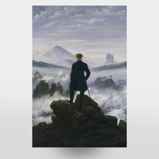 The wanderer over the sea of fog