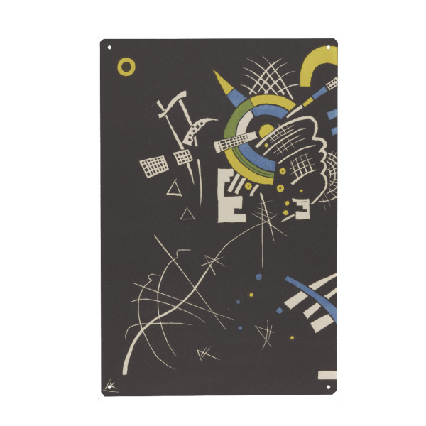 Holzbild "Kleine Welten VII von Kandinsky" artboxONE - Abstrakt,Geometrie