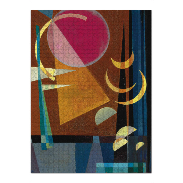Puzzle Ravensburger "Scharf-Ruhig von Kandinsky" artboxONE - Abstrakt,Geometrie