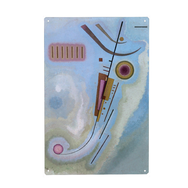 Metall Poster "Light von Wassily Kandinsky" artboxONE - Abstrakt,Geometrie