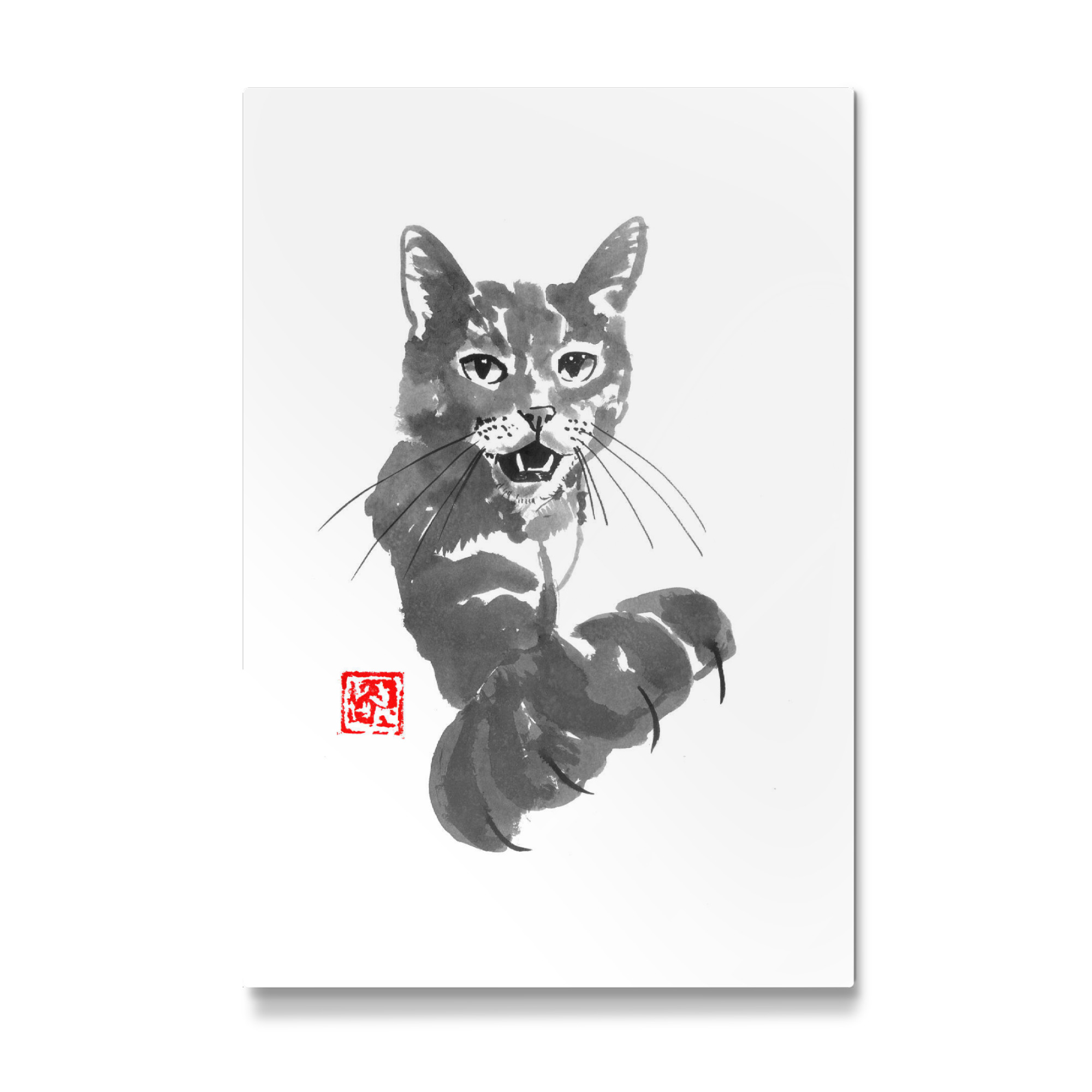 Galerie-Print "DEMANDING CAT" 75x50 cm artboxONE