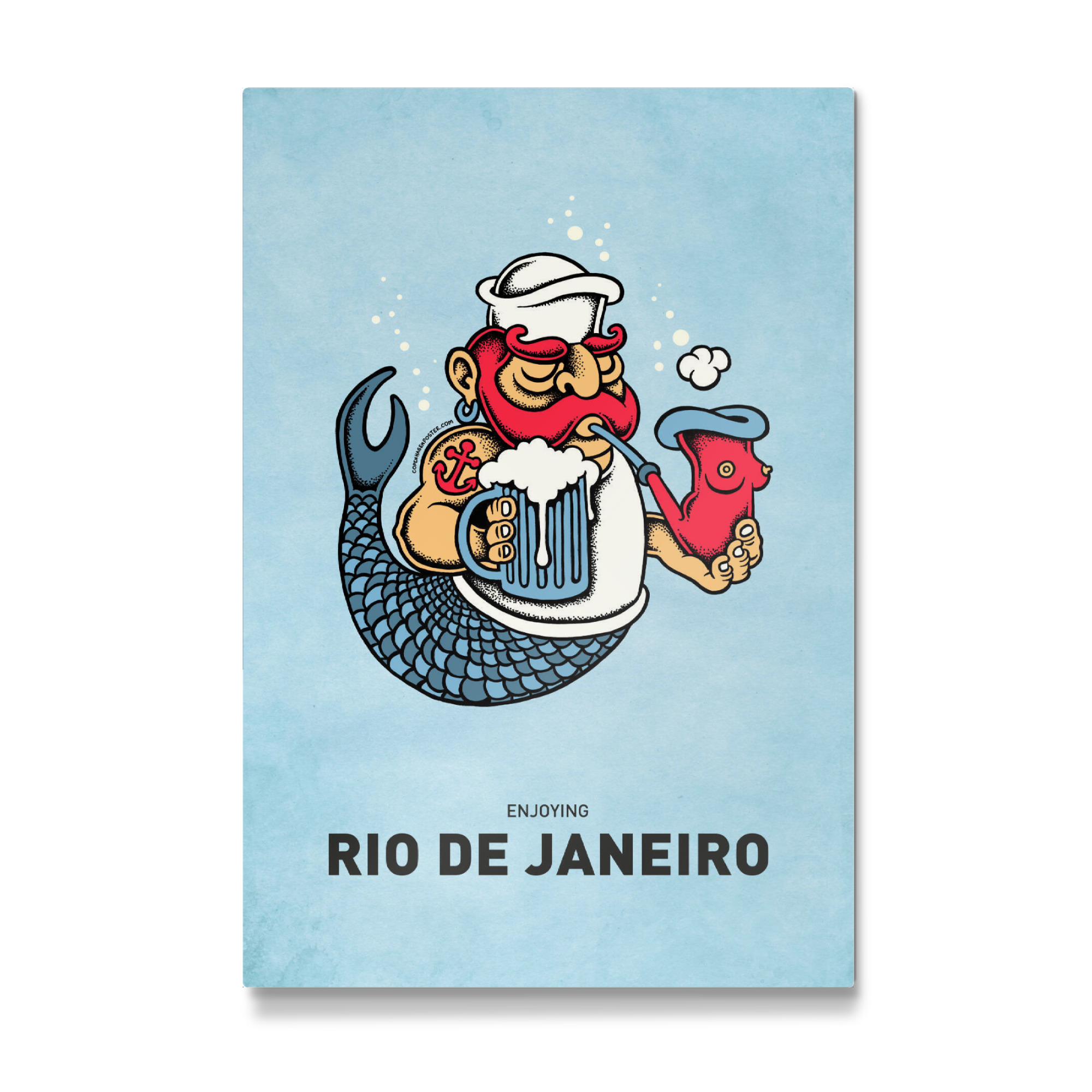 Galerie-Print "Rio De Janeiro Sailor Mermaid" 75x50 cm artboxONE