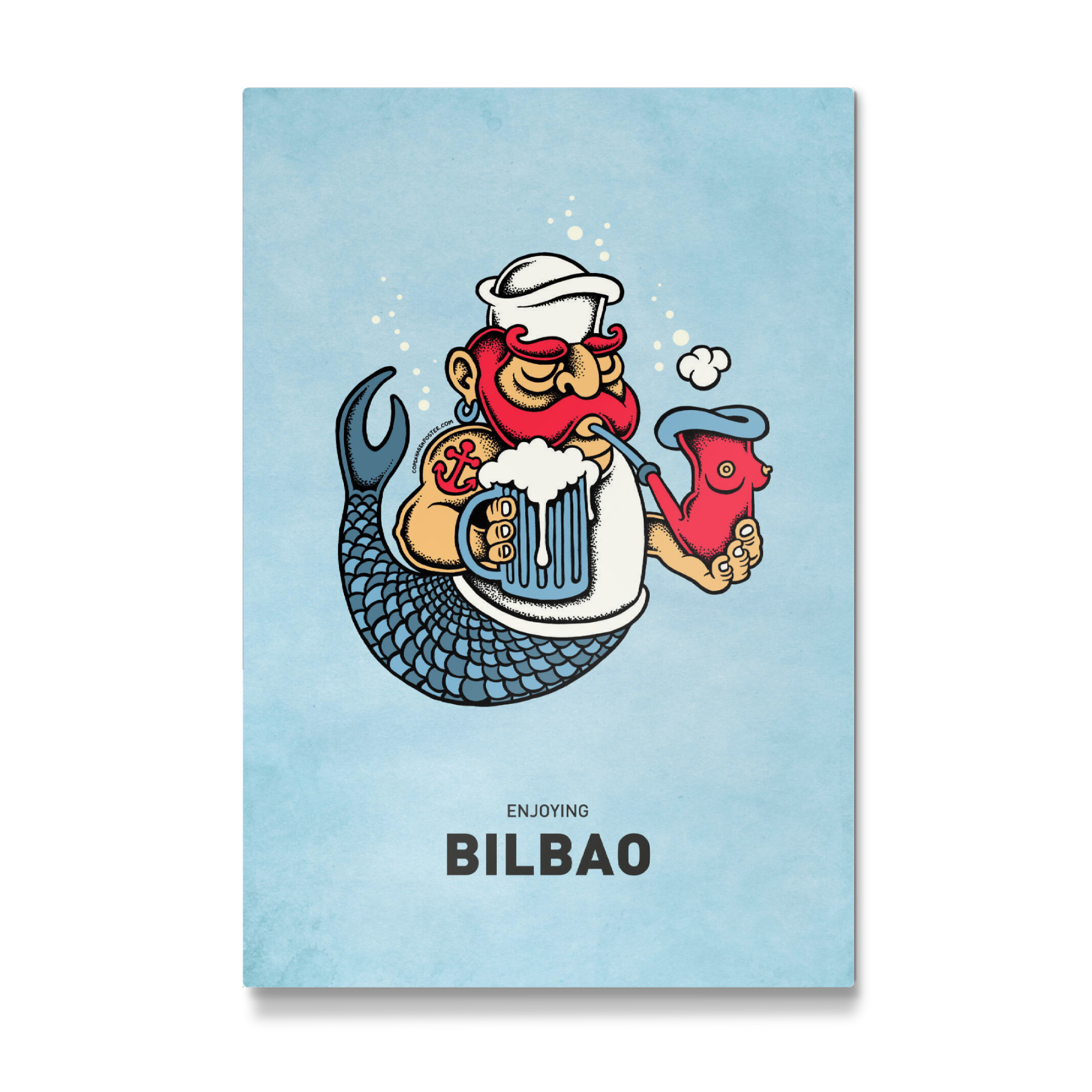 Galerie-Print "Bilbao Sailor Mermaid" 75x50 cm artboxONE