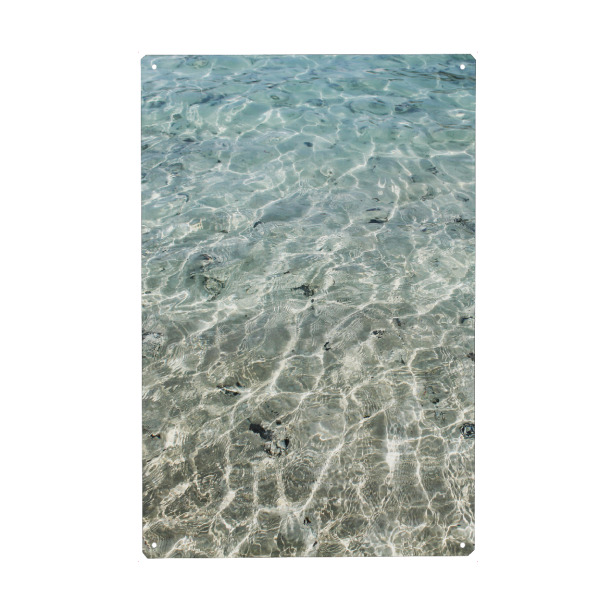 Holzbild "Crystal clear water" artboxONE - Natur,Reise / Strand und Meer