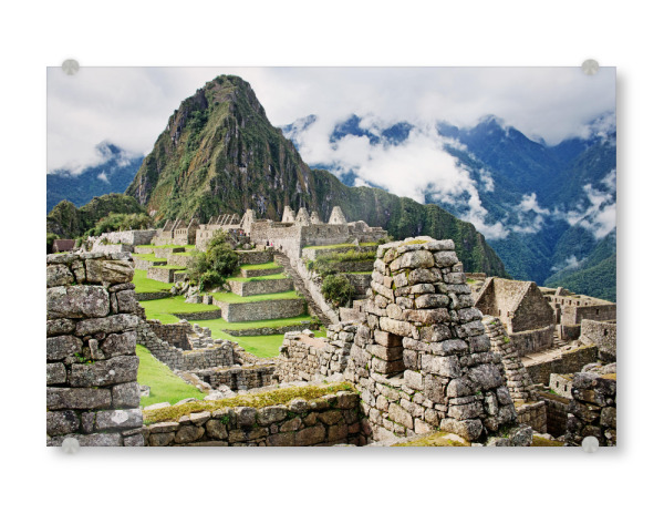 Acrylglasbild "Machu Picchu in Peru" artboxONE - Natur,Reise,Architektur,Reise / Länder