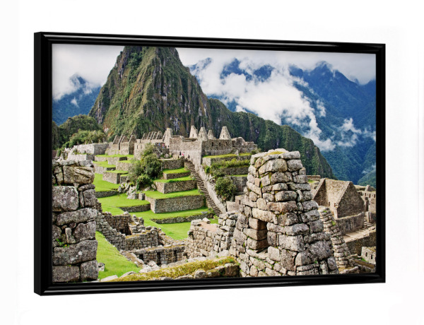 Poster mit schwarzem Rahmen "Machu Picchu in Peru" artboxONE - Natur,Reise,Architektur,Reise / Länder