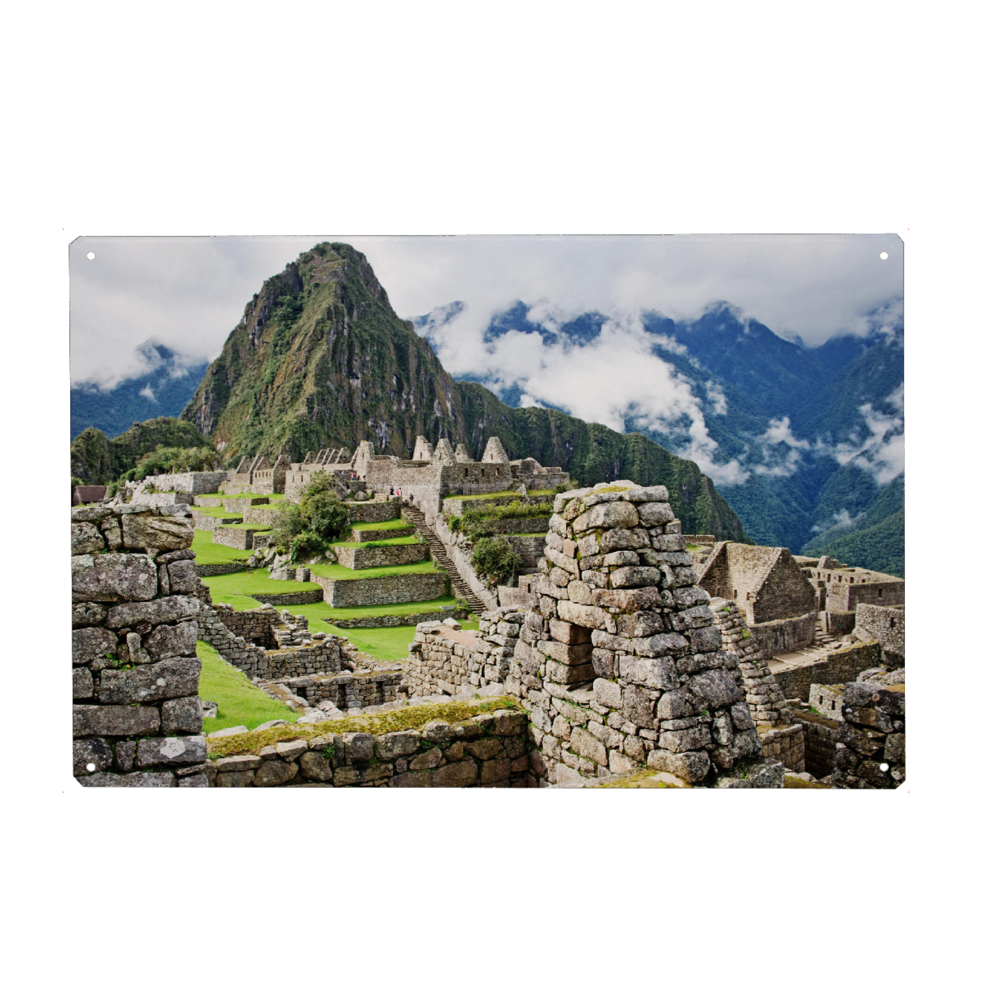 Holzbild "Machu Picchu in Peru" artboxONE - Natur,Reise,Architektur,Reise / Länder