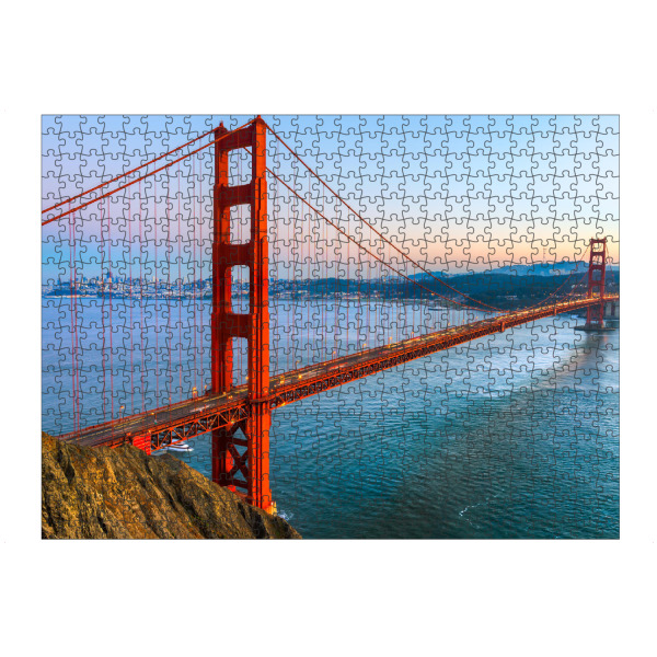 Puzzle Ravensburger "Golden Gate Bridge in USA" artboxONE - Städte,Reise,Architektur,Reise / Länder,Städte / San Francisco