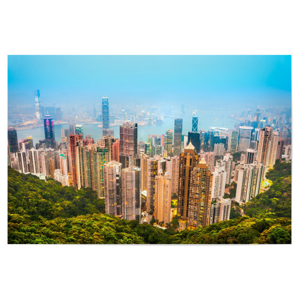 Poster 30x20 cm "Panoramic view of Hong Kong" artboxONE - Städte,Architektur