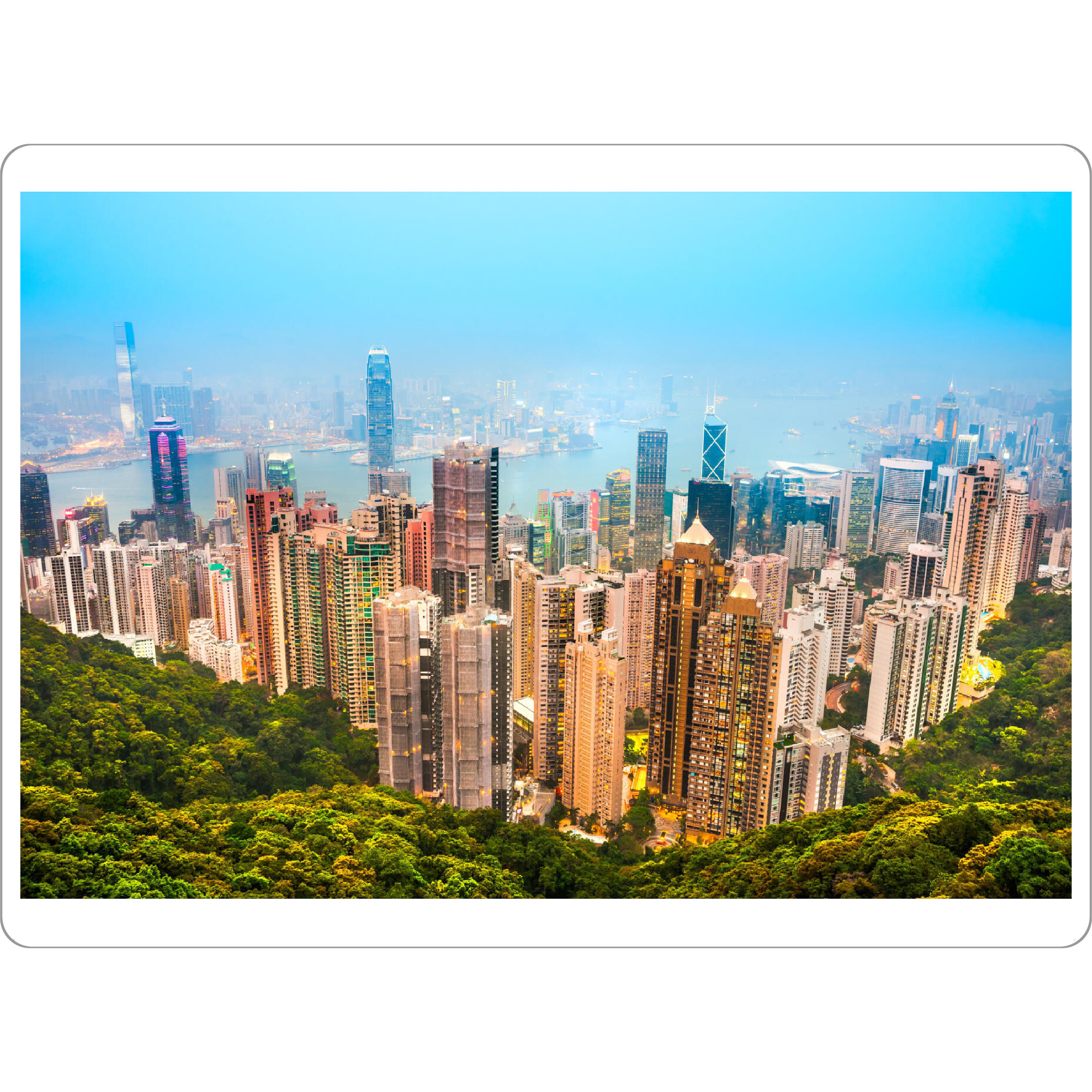 Tischset "Panoramic view of Hong Kong" artboxONE - Städte,Architektur