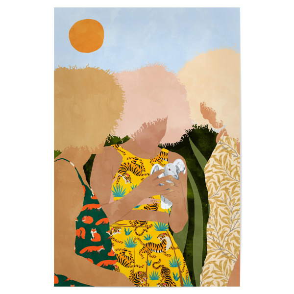 Poster "Nature Lovers" artboxONE - Menschen,Fashion