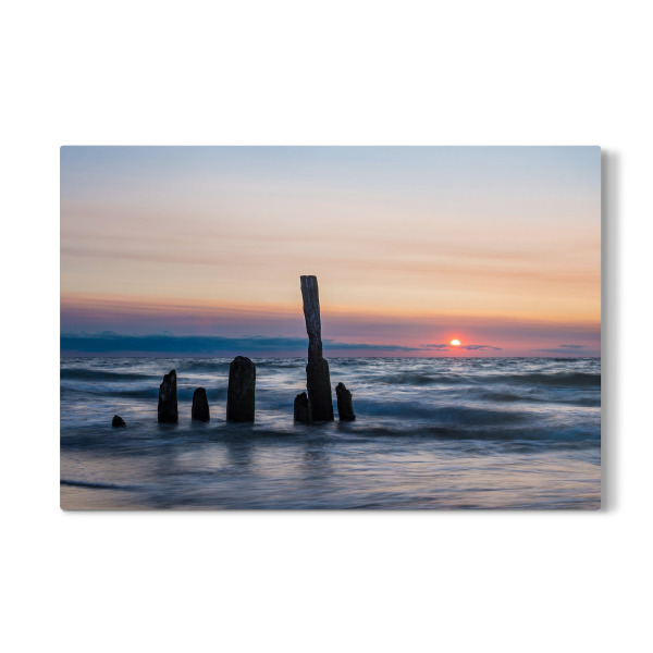 Galerie-Print "Buhnen an Ostsee" 30x20 cm artboxONE