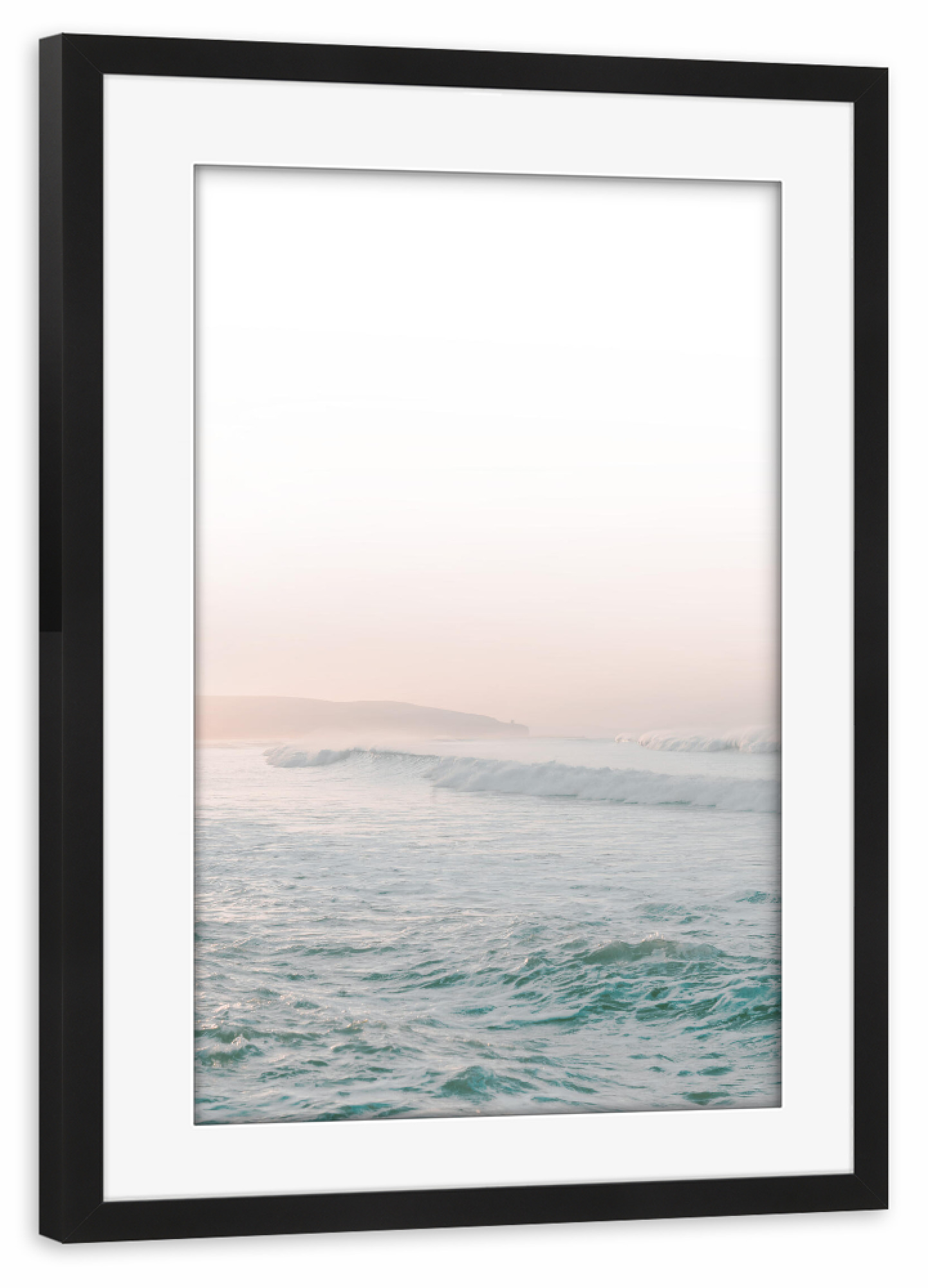 Poster mit Rahmen schwarz "Vanilla Sky Beach" artboxONE - Natur,Reise,Reise / Strand und Meer