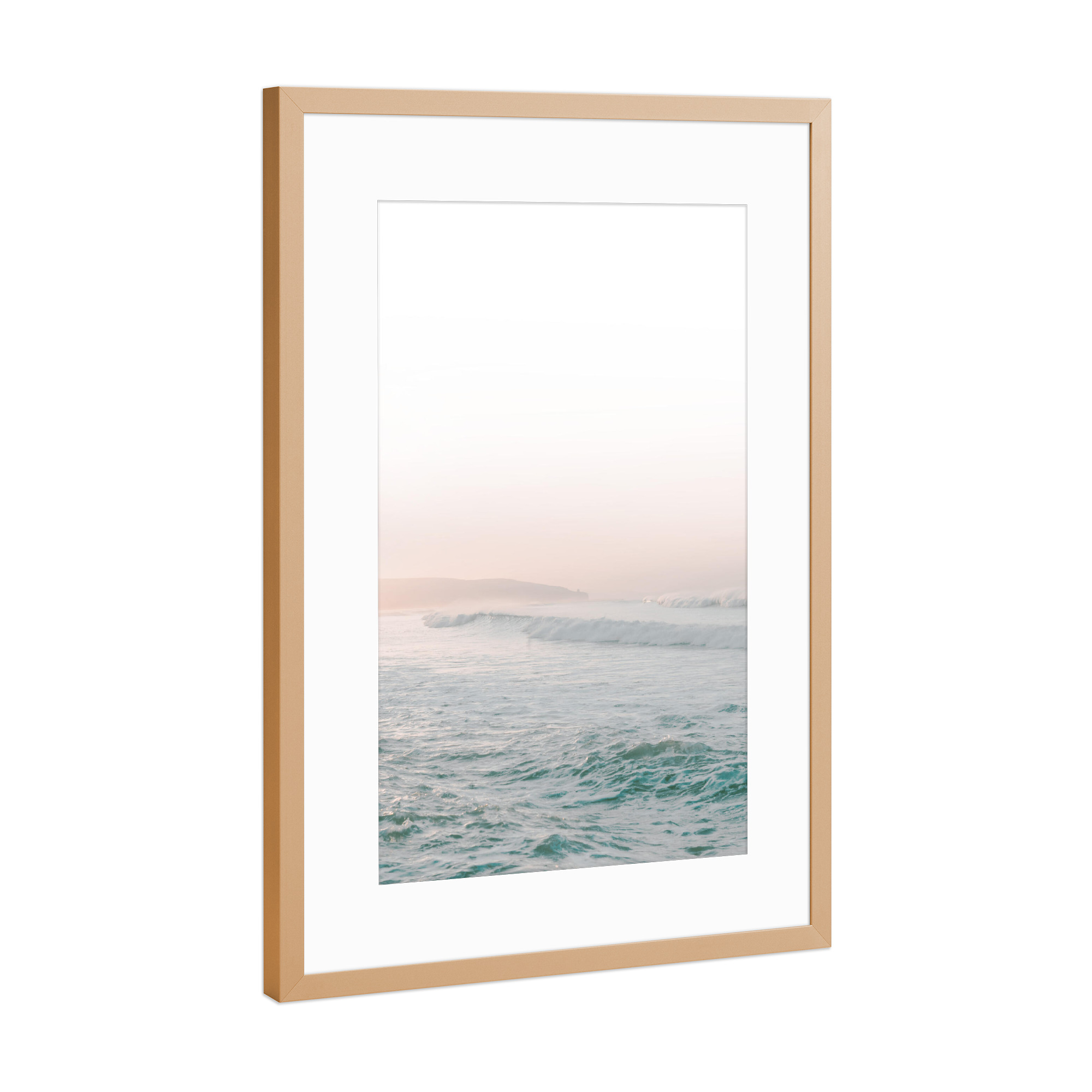 Poster mit Rahmen Kupfer "Vanilla Sky Beach" artboxONE - Natur,Reise,Reise / Strand und Meer