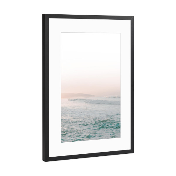 Poster mit Rahmen Schwarz (Metallic) "Vanilla Sky Beach" artboxONE - Natur,Reise,Reise / Strand und Meer