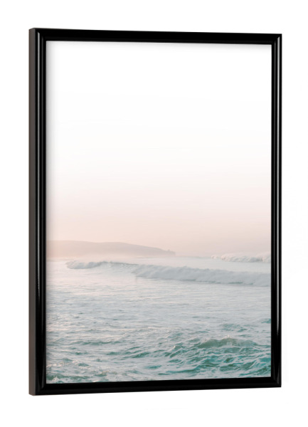 Poster mit schwarzem Rahmen "Vanilla Sky Beach" artboxONE - Natur,Reise,Reise / Strand und Meer