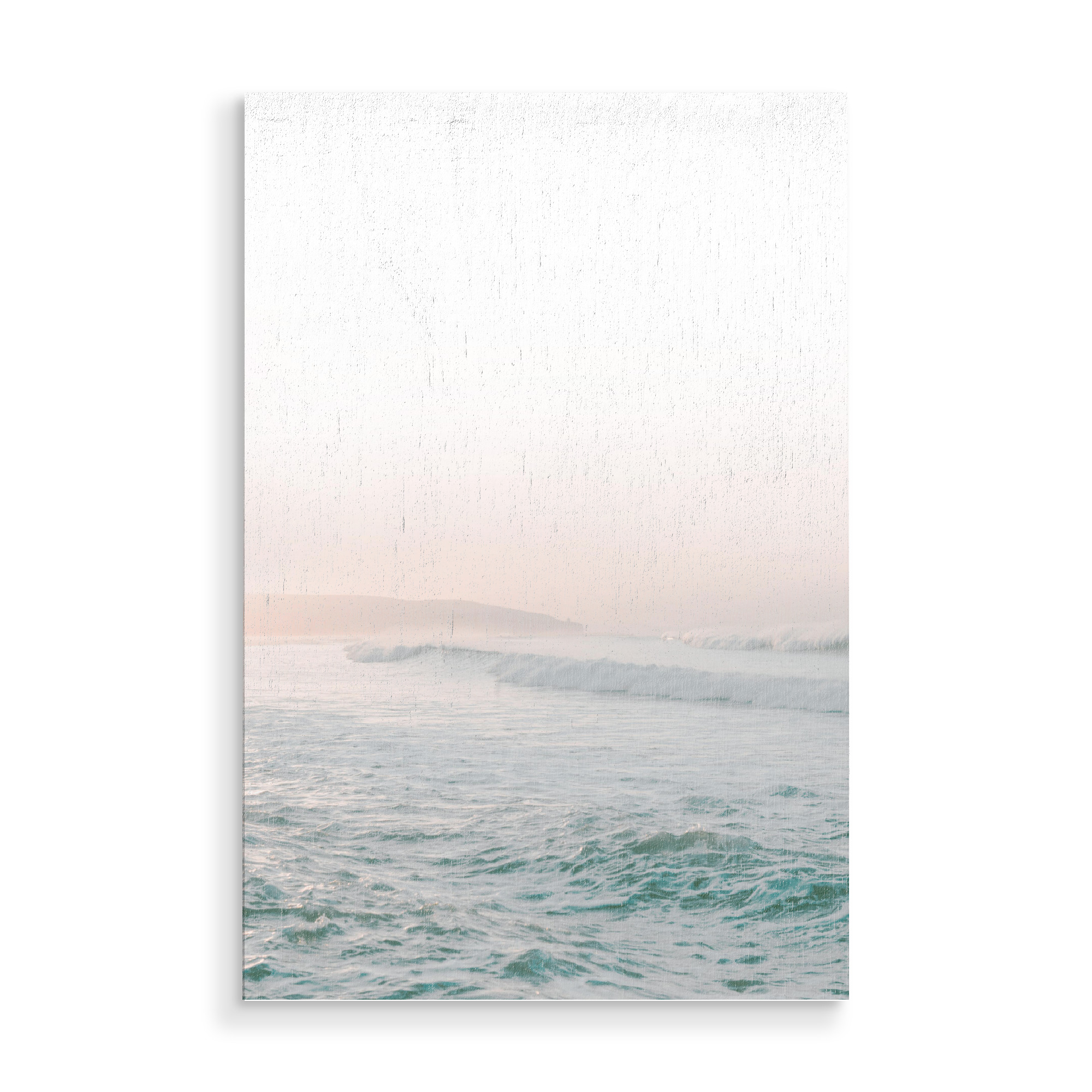 Holzbild "Vanilla Sky Beach" artboxONE - Natur,Reise,Reise / Strand und Meer - Beach,Pastel,Minimalist,Strand,Meer,Sea,Natur,Nature,Travel,Reise