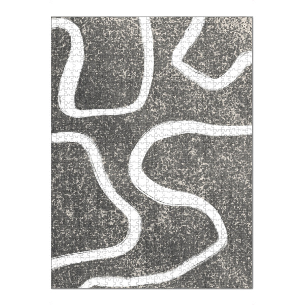 Puzzle Ravensburger "Too many Options" artboxONE - Abstrakt - Abstrakt,Formen,Linien,Minimalismus,Textur,Abstract,Lines,Minimal - Bild abstrakt