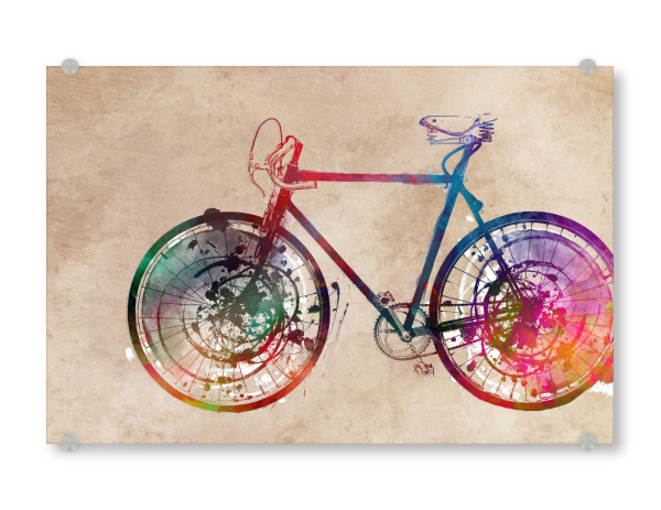 Acrylglasbild "Bike digital art" artboxONE - Sport