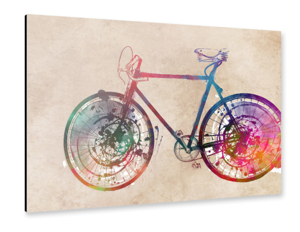 Alu-Dibond "Bike digital art" 30x20 cm artboxONE