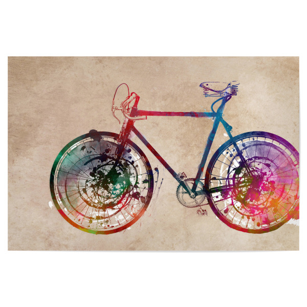 Poster 30x20 cm "Bike digital art" artboxONE - Sport