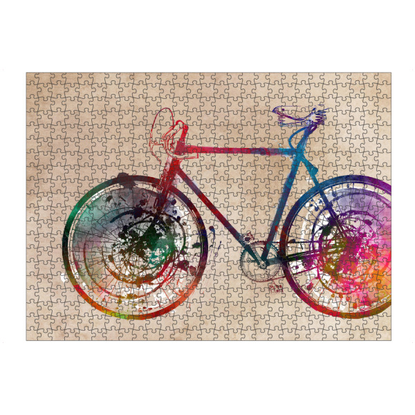 Puzzle Ravensburger "Bike digital art" artboxONE - Sport