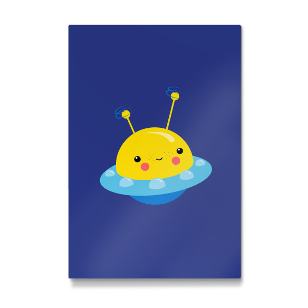 Galerie-Print "UFO Kinderzimmer-Illustration" 30x20 cm artboxONE
