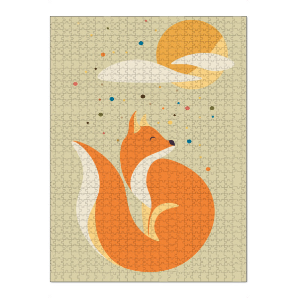 Puzzle Ravensburger "Colorful Foxy" artboxONE - Natur,Für Kinder,Tiere