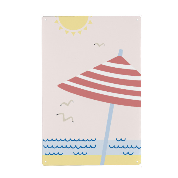 Holzbild "Sonne, Meer, Strand" artboxONE - Natur,Reise / Strand und Meer