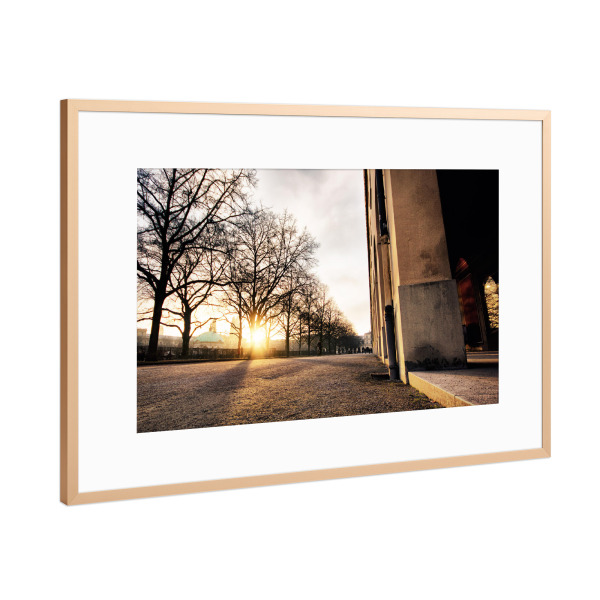 Poster mit Rahmen Kupfer "Hofgarten München" artboxONE - Städte,Städte / München,Architektur