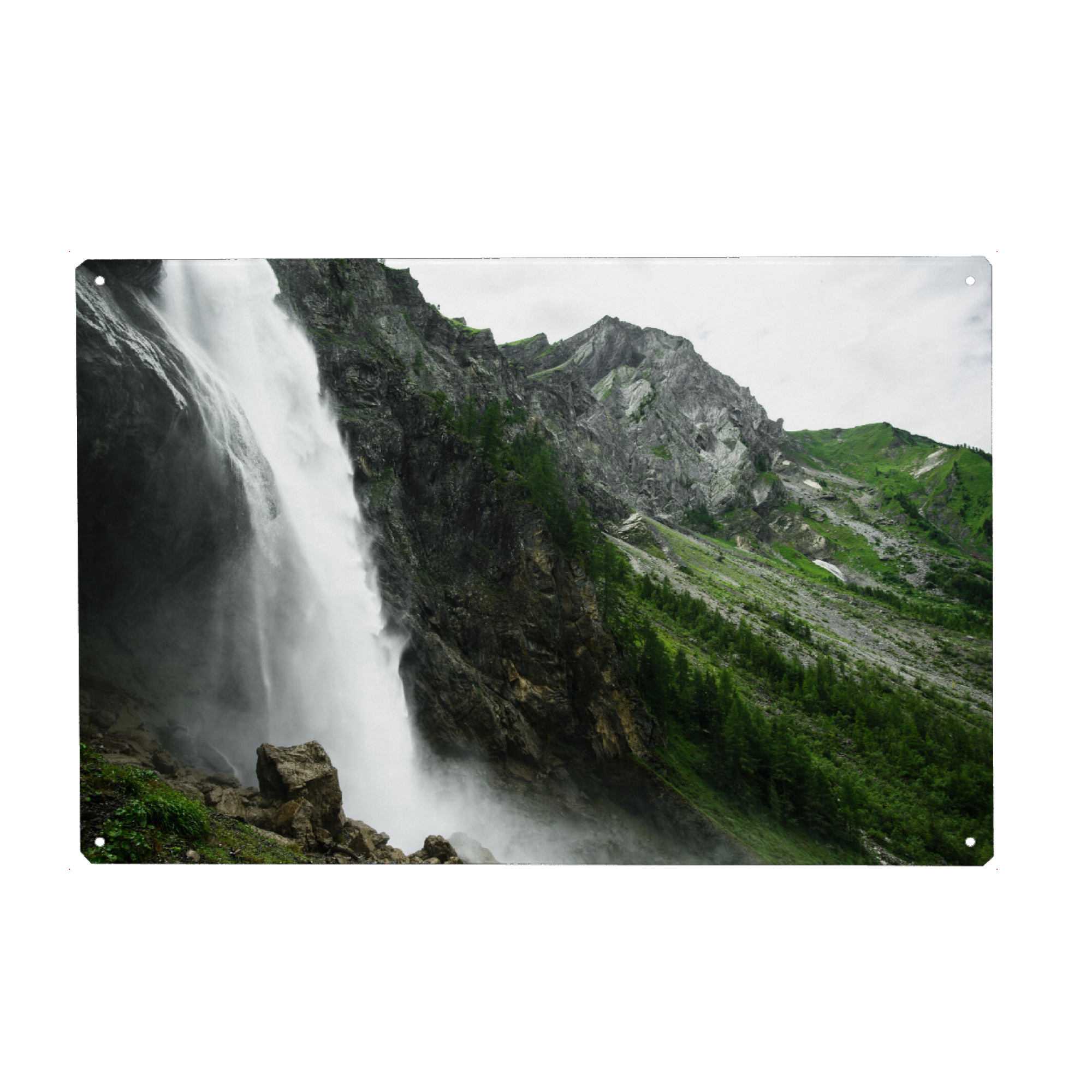 Metall Poster "Lower Engstligenfall" artboxONE - Natur,Reise