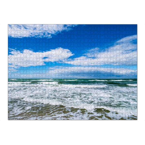 Puzzle Ravensburger "Weststrand auf dem Fischland-Darß" artboxONE - Natur,Reise,Reise / Strand und Meer